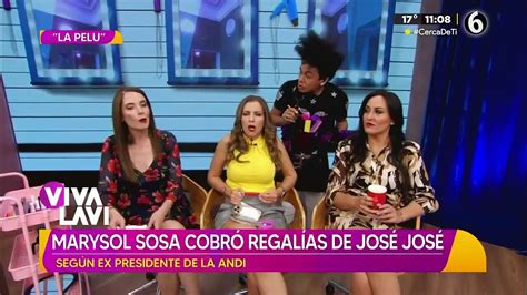 Marysol Sosa cobró regalías de José José revela ex presidente de la