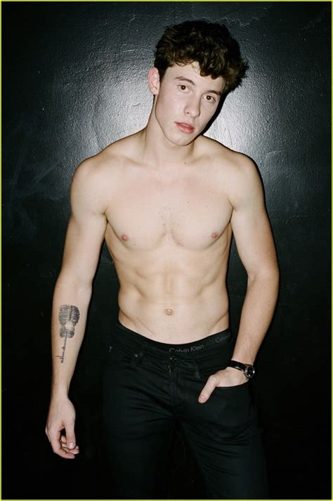 Shawn Mendes Shows Off Killer Abs For Shirtless Flaunt Cover Photo