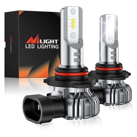 LED Headlight Nilight EF1 H10 LED Fog Light Bulbs 200 Brightness