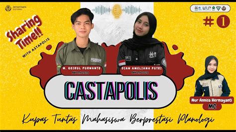 Castapolis Kupas Tuntas Mahasiswa Berprestasi Planologi Itk