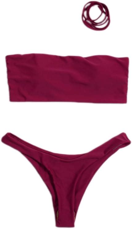 Sevozimda Conjunto de Bikini Brasileño para Mujer Bañador Tipo Tanga