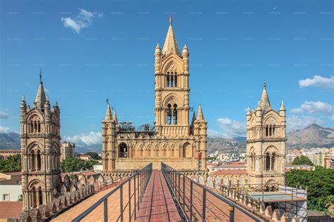 Palermo Cathedral - Stock Photos | Motion Array