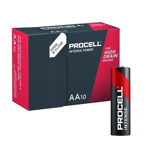 PROCELL INTENSE POWER (Duracell Industrial) AA LR6 1.5V 3112mAh for...