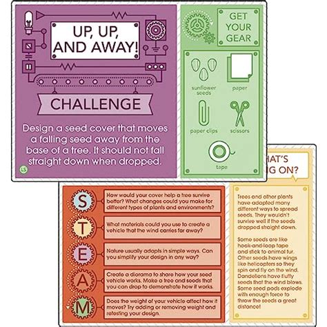 Carson Dellosa Stem Challenges Learning Cards Kit Science Projects