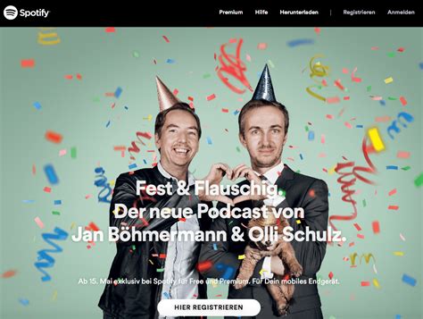 Böhmermann Schulz beenden Sanft Sorgfältig und gehen zu Spotify