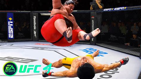 Ufc Bruce Lee Vs Sumo Master Yokozuna Ea Sports Ufc Ps Youtube