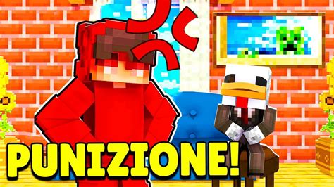 METTO IN PUNIZIONE IL FIGLIO DI BELLAFACCIA E LUI SPARISCE SU MINECRAFT