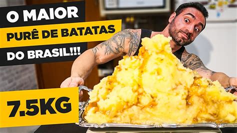 O Maior Pur De Batatas Do Brasil Kg Youtube