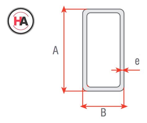 Caño Estructural Rectangular 100 X 40 X 2 Mm 6 Mts Ha HIERROSAGUERO