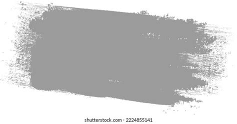 Grey Brush Stroke Isolated On Background Stock Vector Royalty Free