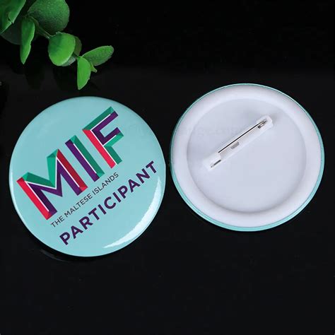 10pcs Lot 44 44mm Wholesale Tin Round Buttons Name Badges For Cloth