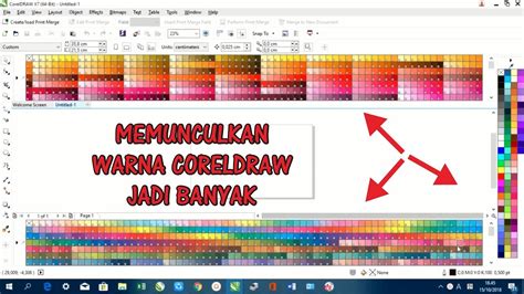 Cara Memunculkan Palet Warna Di Corel Ide Perpaduan Warna