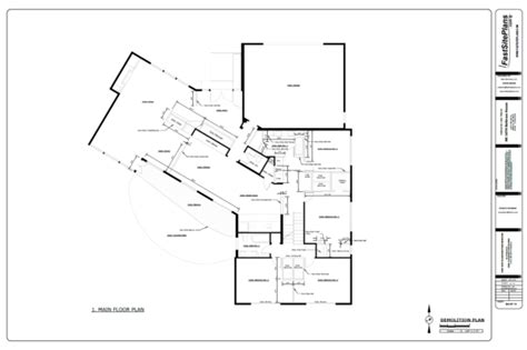 Demolitions Floor Plan | Fast Site Plans