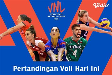 Jadwal Volleyball Nations League Vnl Hari Ini Di Ochannel Dan