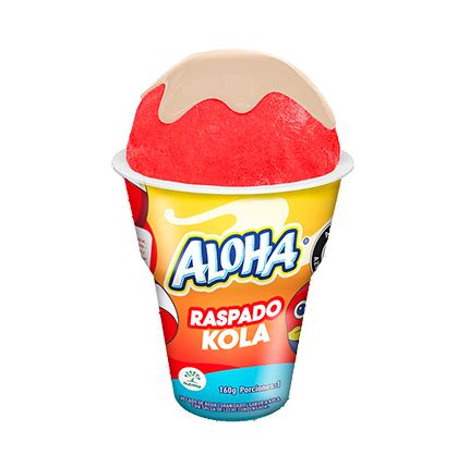 ALOHA RASPADO KOLA Crem Helado La vida sabe más rico