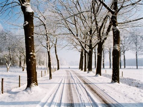 Winter Country Scenes Wallpaper - WallpaperSafari