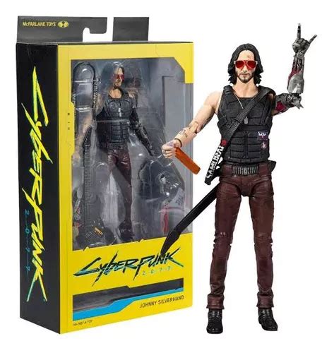 Boneco Cyberpunk Mcfarlane Toys Johnny Silverhand Frete Gr Tis