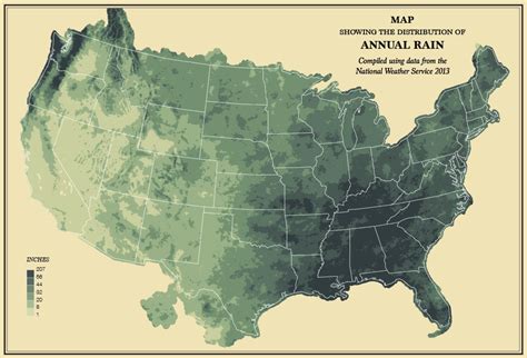 Map showing the distribution of annual rain [960×654] : r/MapPorn