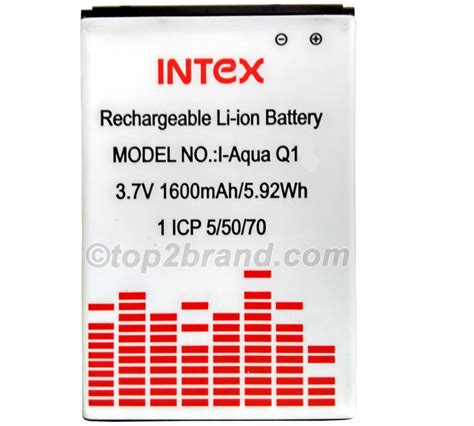 Intex Aqua Q1 Plus Battery Top2brand