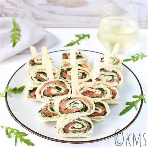 Wrap Spiesjes Met Gerookte Zalm En Roomkaas Artofit