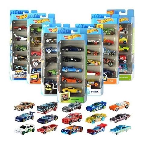 Kit 5 Carrinhos Hot Wheels Original Premium Mattel Sortidos Shopee Brasil