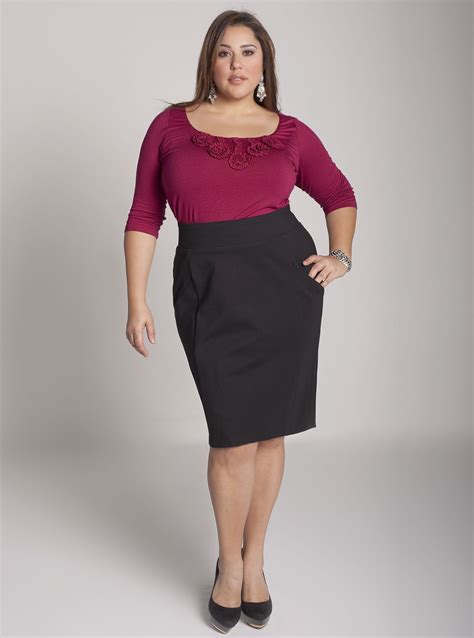 Common Sense Plus Size Fashion Tips Plus Size Pencil Skirt