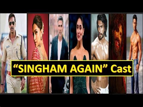 Meet The Star Cast Of Singham Again Singham Again Trailer Review