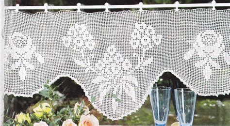 Crochet Rideau Brise Bise Festonn Fleurs Tutoriel Gratuit Blog