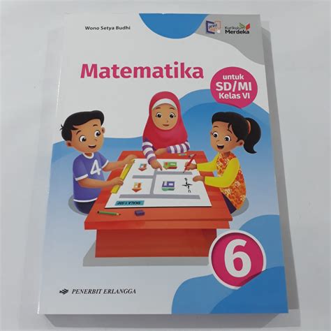 Jual Matematika Kelas 6 Sd Penerbit Erlangga Kurikulum Merdeka Shopee Indonesia