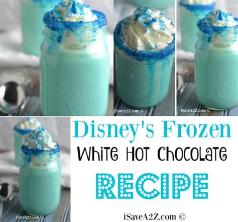 Disney S Frozen Hot Chocolate Recipe Blue Hot Chocolate Artofit