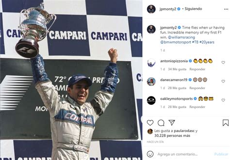 Hace 20 Años Juan Pablo Montoya Tuvo En Monza Su Primera Victoria En