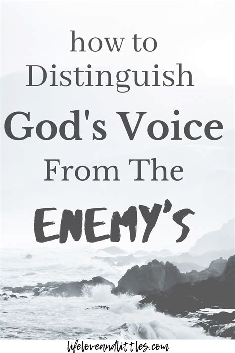 Hearing God S Voice Can Be Confusing When The Enemy Is Drowning It Out