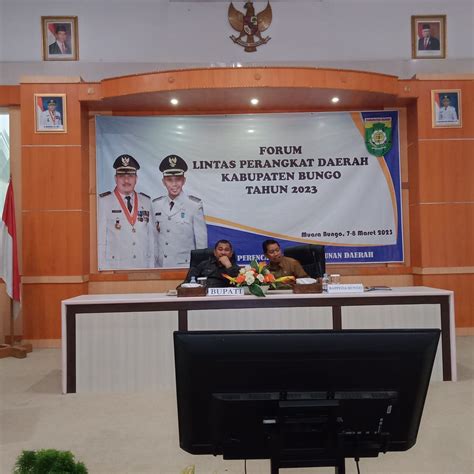 Bupati Bungo H Mashuri Sp Me Buka Secara Langsung Forum Lintas