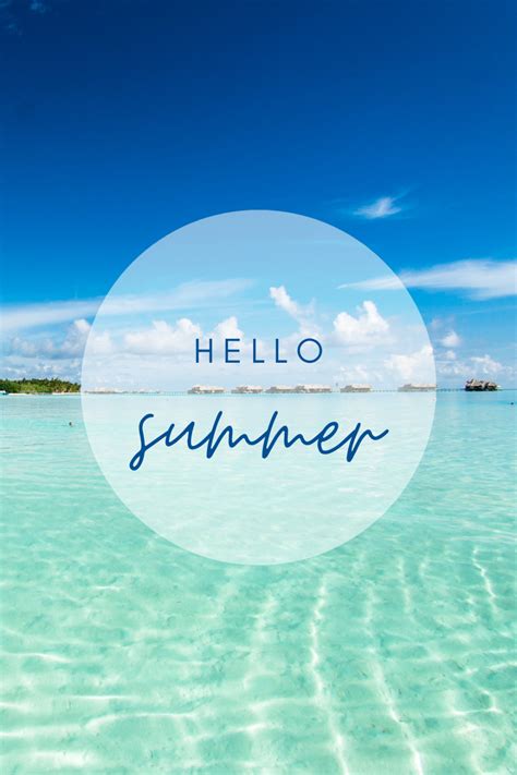 20+ Hello Summer Wallpaper To Use Right Now - Emerlyn Closet