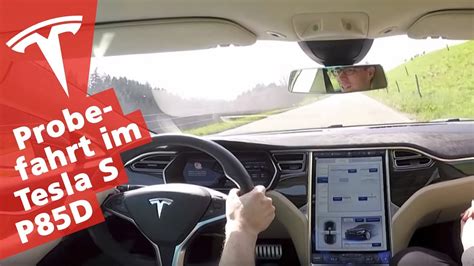 Probefahrt Im Tesla Model S P D Petrolhead Ch Youtube