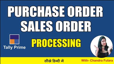 Purchase Order Sales Order In Tally Prime How To Enable Purchase