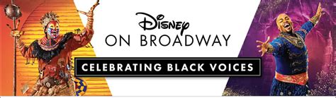 Disney On Broadway Is Celebrating Black Voices With The Lion King” And