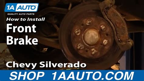 How To Replace Front Brakes 05 06 Chevy Silverado 1500 Youtube