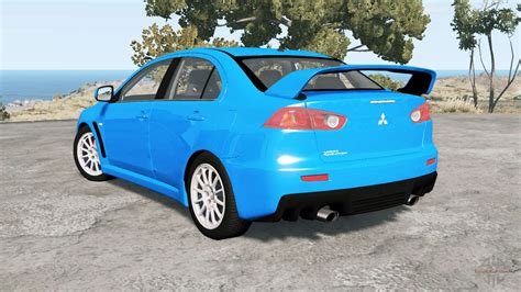 Mitsubishi Lancer Evolution X GSR CZ4A Pour BeamNG Drive