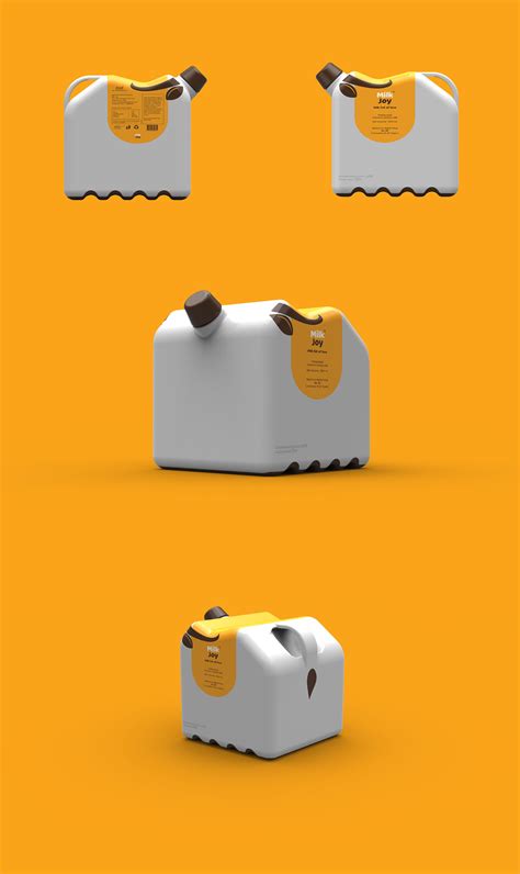 Milk packaging on Behance