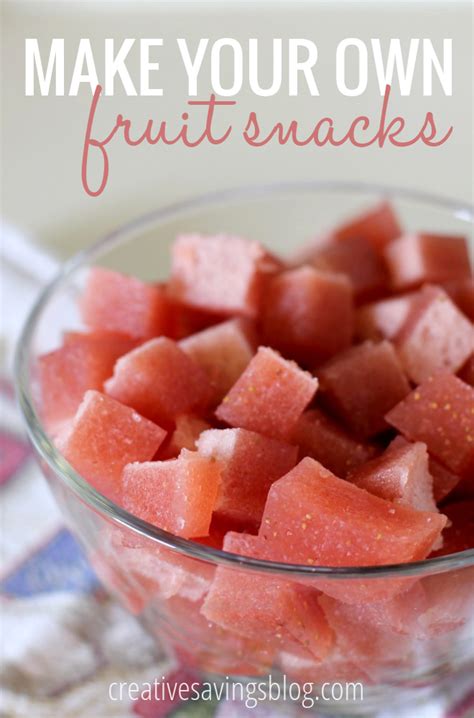 Make Your Own Fruit Snacks | Homemade Fruit Snacks