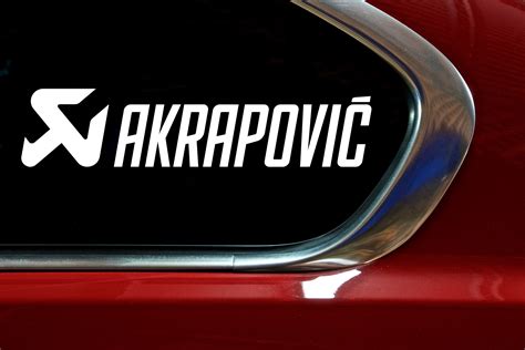 Akrapovic Sticker Decal Premium Quality Vinyl Decal Akraprovic Exhaust