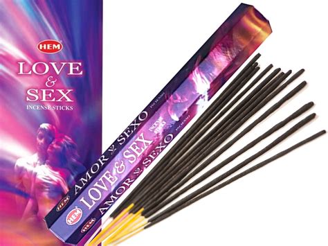 Love And Sex Incense Sticks By Hem 20 Incense Sticks 11532 Etsy