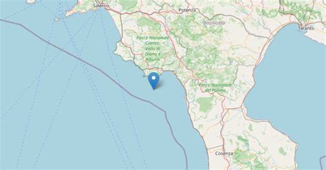 Terremoto Oggi Golfo Di Policastro M Ingv Ultime Notizie Un Sisma