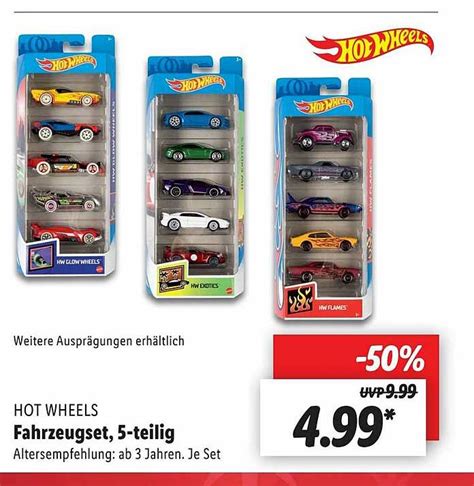 Hot Wheels Fahrzeugset Angebot Bei Lidl Prospekte De