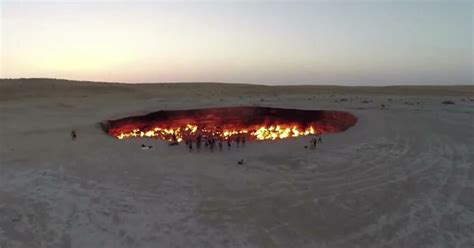 VIDÉO Découvrez la Porte de l enfer au Turkménistan Geo fr