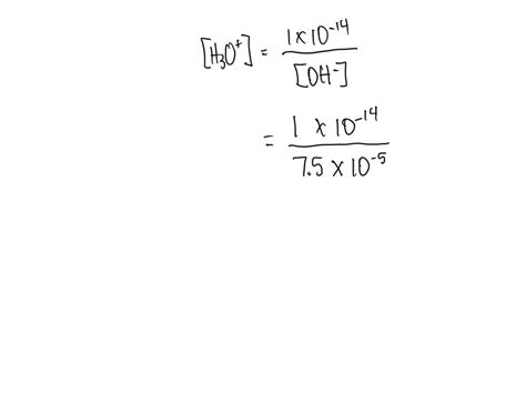 SOLVED Calculate The Molar Concentration Of H3O In A Solution That