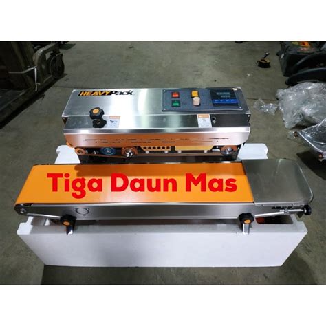 Jual Continous Band Sealer Mesin Segel Plastik FR 900SH Heavypack