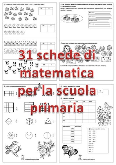 Esercizi Di Matematica Per La Scuola Primaria