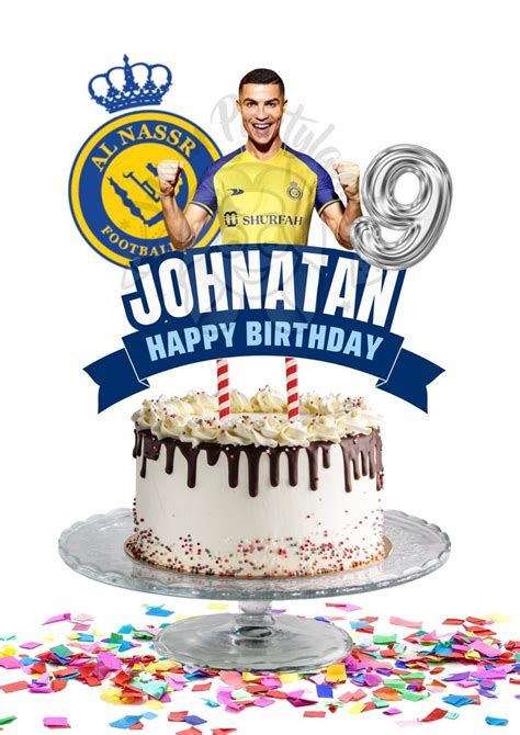 Cristiano Ronaldo I Cr7 I Al Nassr I Cake Topper I Cake Topper I